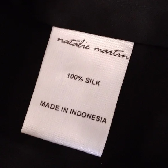 Natalie Martin Mesa Maxi Dress 100% Silk No Belt - Picture 7 of 8